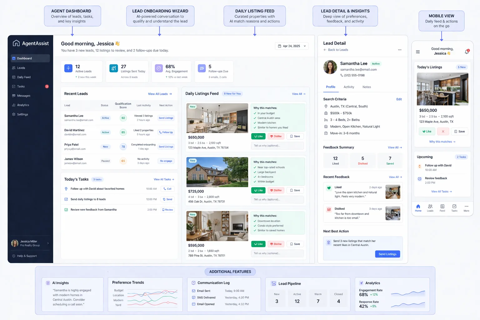 AgentAssist: AI Real Estate Lead Qualification screenshot 2 of 2