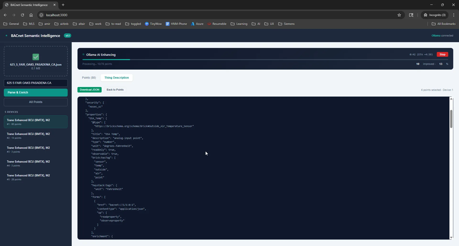 AI-Powered BACnet Datapoint Normalization screenshot 2 of 4