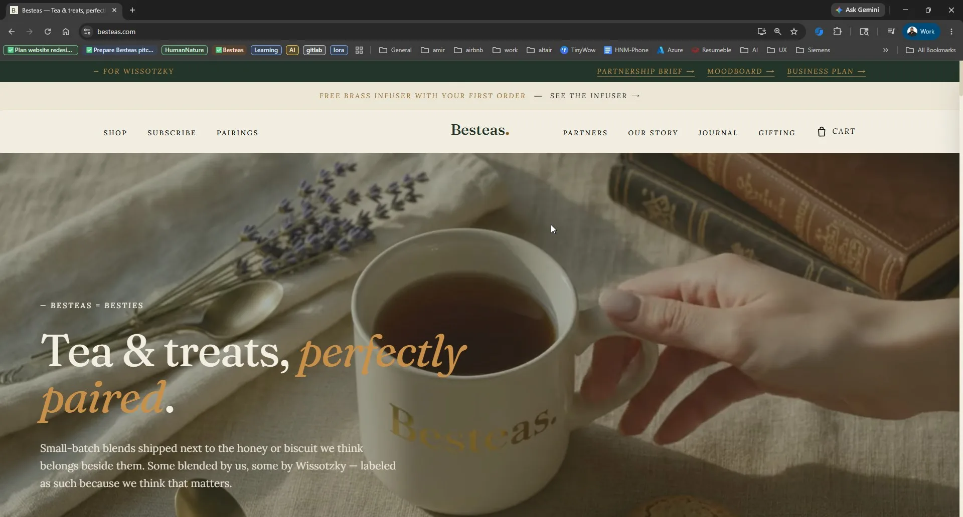 Besteas - Specialty Tea Storefront