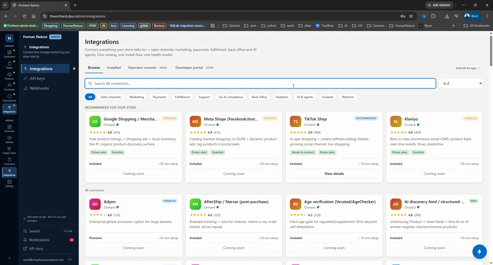 Orchard - Multi-Tenant Commerce Control Plane screenshot 3 of 7