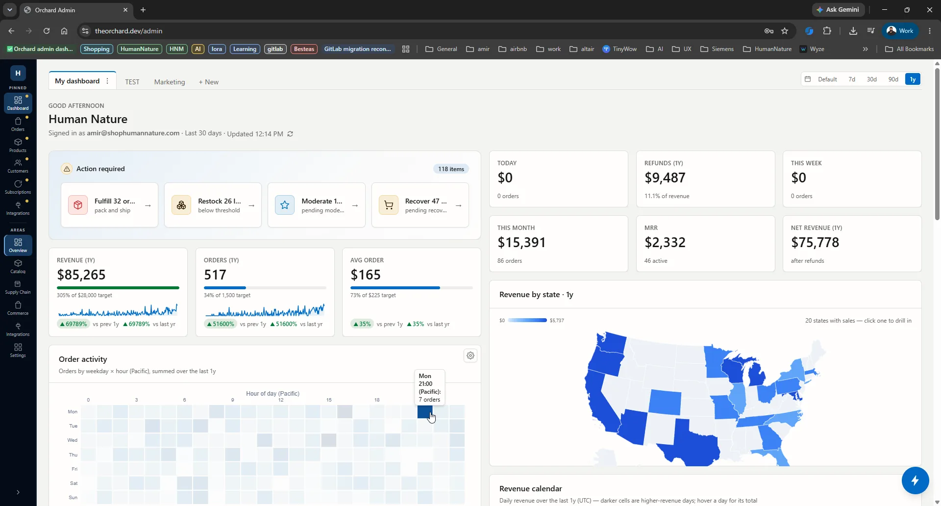 Orchard - Multi-Tenant Commerce Control Plane